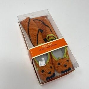 Baby Girl Boy 3-6 Months Crochet Knit Costume Photo Prop Hat Slippers NWB